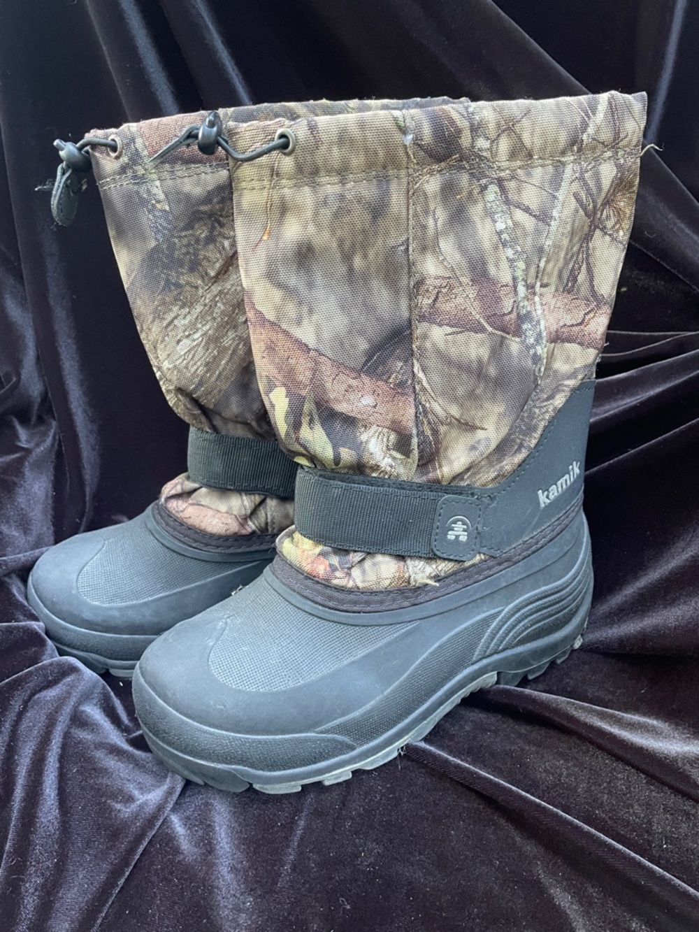 Kamik Rocket kids' winter snow boots Cameo Sz 5 very Nice!